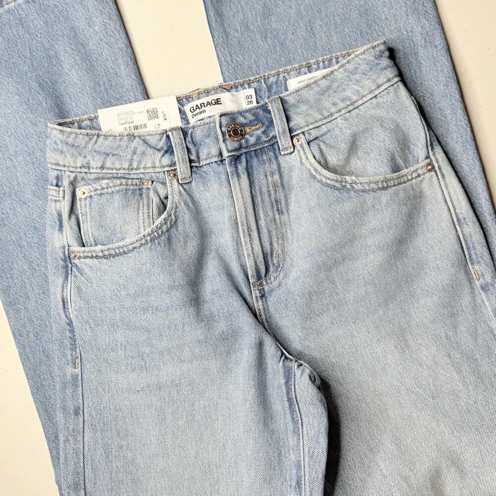 Garage Clothing 90s Straight Jean Light Wash Denim 03 26